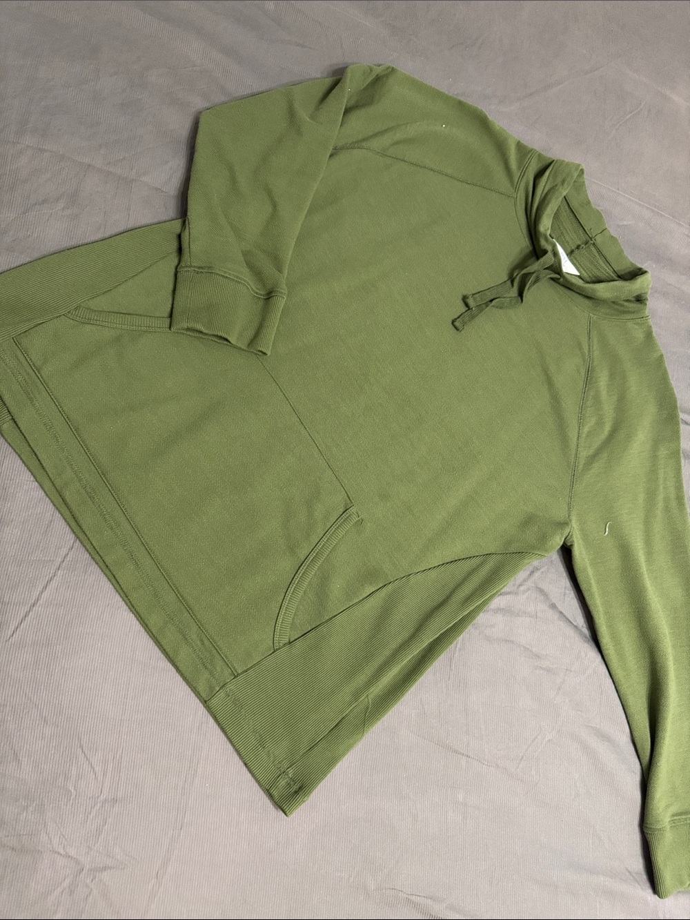Time and Tru Olive Green Cowl Neck Pullover Sweater